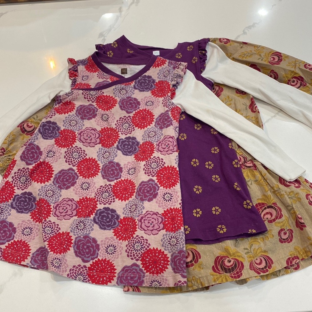 GUC! Great deal! Lot of 3 Tea collection dresses!